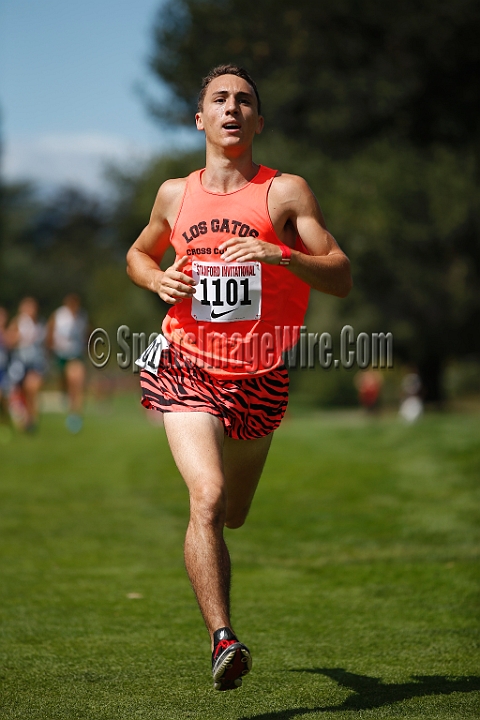 2014StanfordSeededBoys-455.JPG - Seeded boys race at the Stanford Invitational, September 27, Stanford Golf Course, Stanford, California.